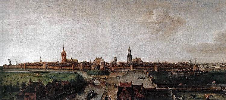 Hendrik Cornelisz. Vroom Delft as seen from the west china oil painting image